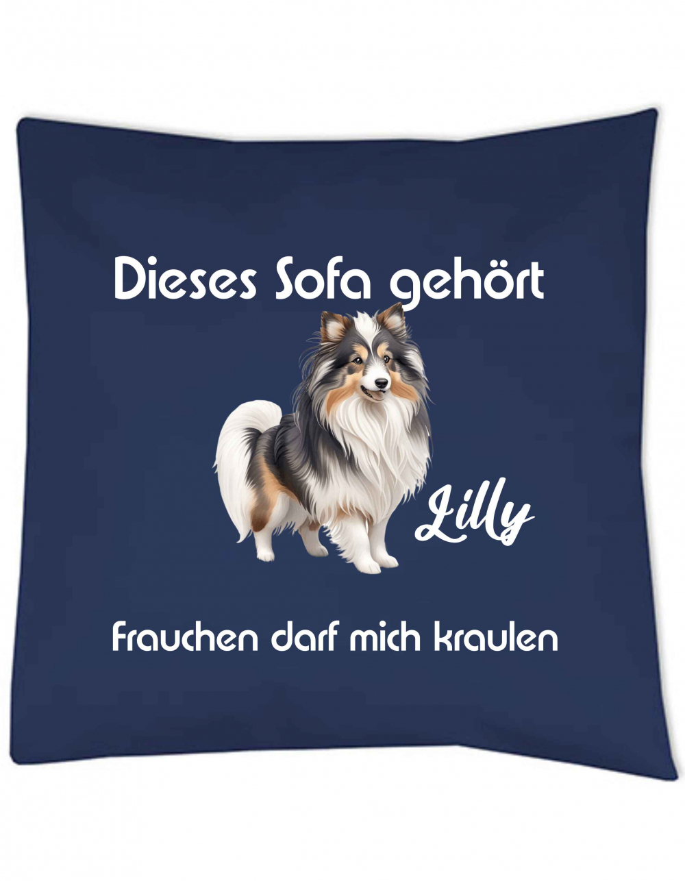 Kissen mit Sheltie